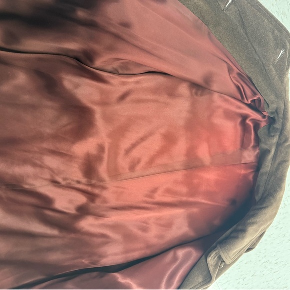 Vintage 1960s/ 1970s Julie de Roma Brown Belted Cashmere Blend Coat USA Made M/L - Picture 15 of 16